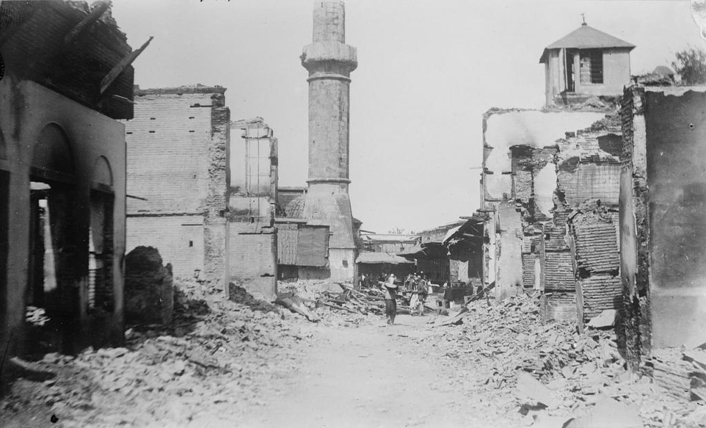 Ruins of Adana, Turkey Following the Massacre of Armenians, 1909