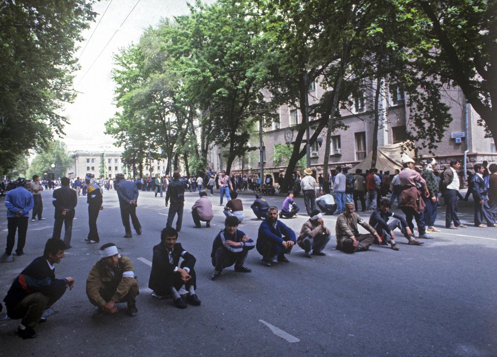 Unrest in Sakhidon, Tajikistan, 1992