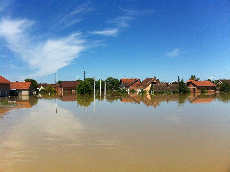 Floods in Gunja, Croatia