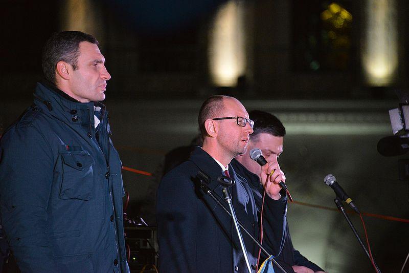 Euromaidan Opposition Leaders at Rally, November 2013