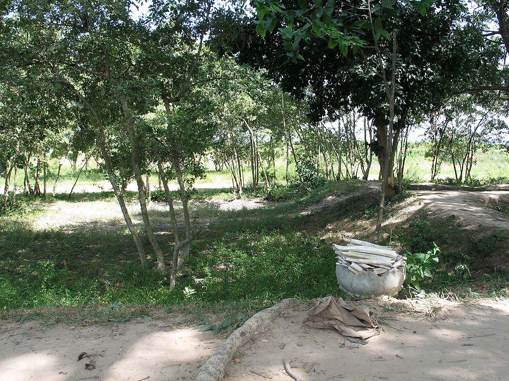 Mass Grave at the Killing Field of Choeung Ek