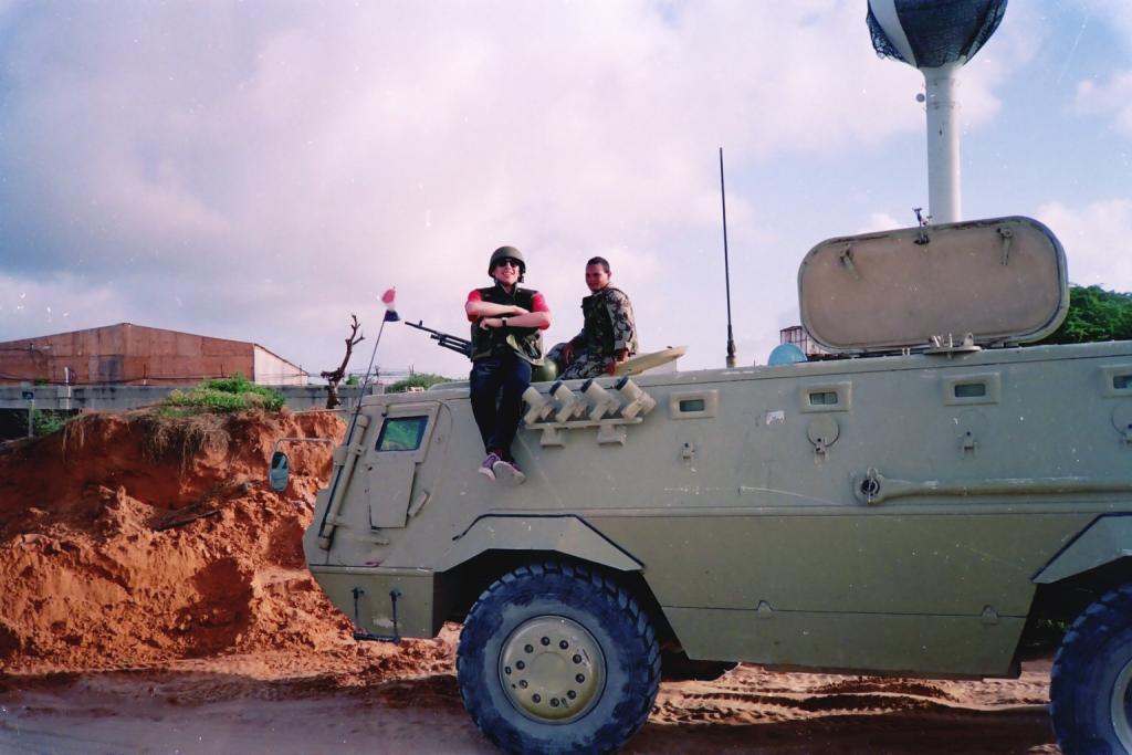 Egyptian UNOSOM Peacekeeper APC in Somalia, 2002