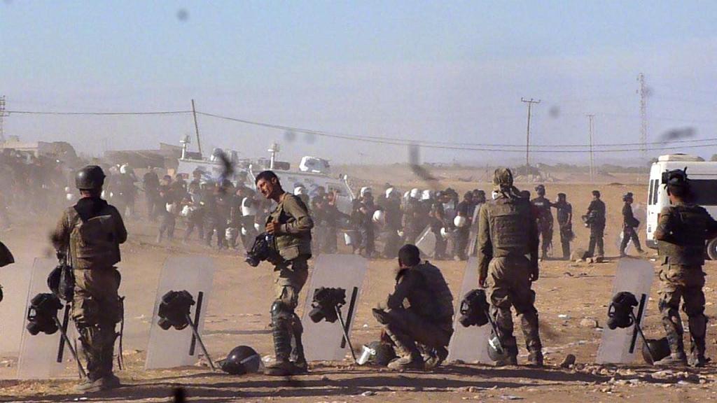 Turkish Soldiers Secure Border close to Kobane, Suruc Turkey, September 2014