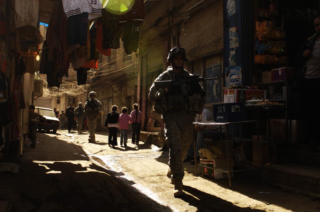 ALLEYWAY PATROL, BAGHDAD