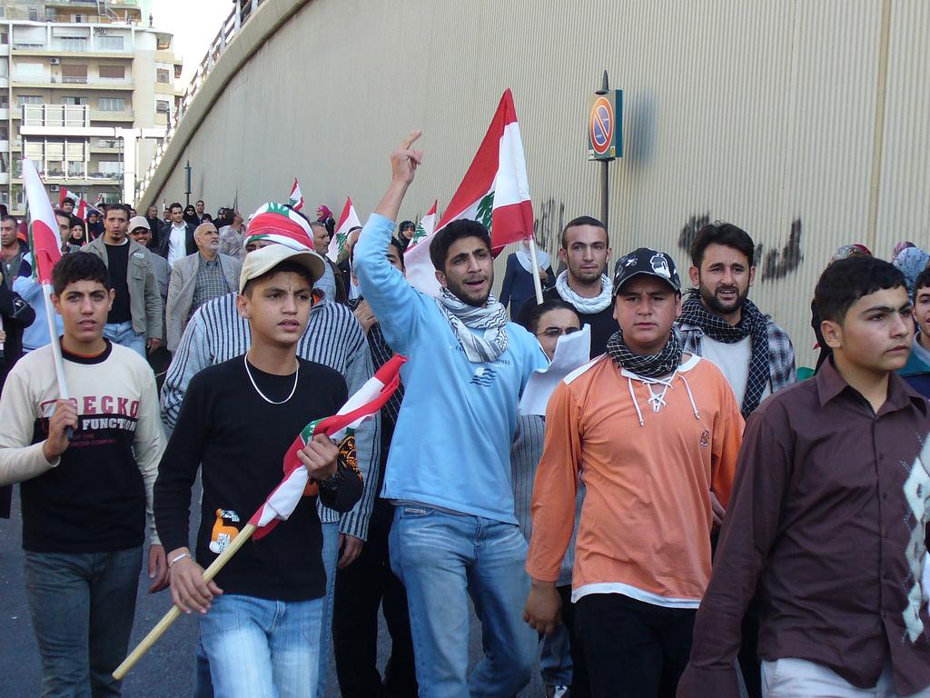 Opposition Demonstration, Lebanon, December 2006