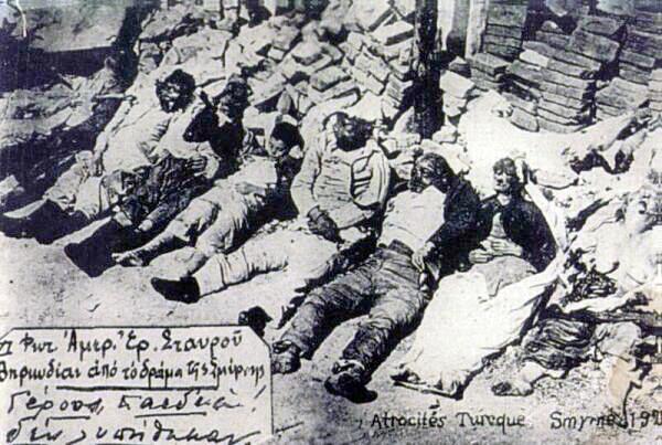 Greek Victims of the Great Fire of Smyrna, Turkey, September, 1922