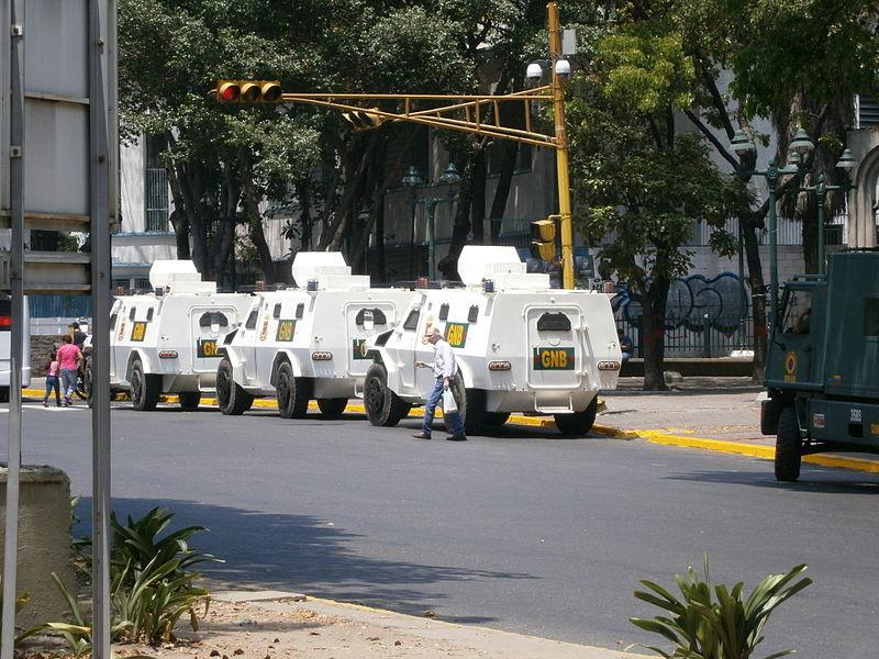 Venezuela: GNB Security Vehicles Deployed