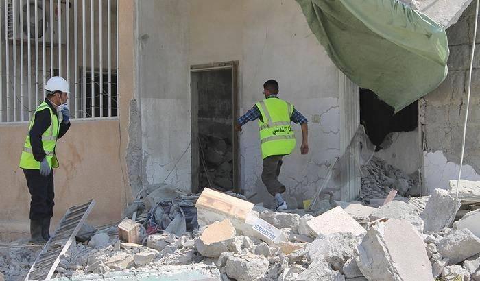 Government Airforce Bombing, Al Tabqa Syria, August 2014