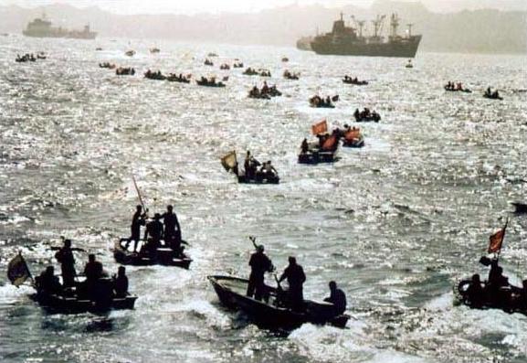 Swarm of Iranian Light Naval Craft