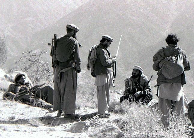 Tari Sar observation post before mortar attack on Shigal Tarna garrison, Kunar, 1987