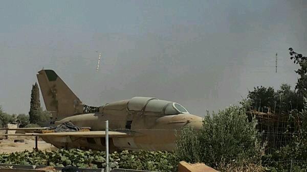 Abandoned Syrian Fighter Jet, Al Tabqah Syria, August 2014