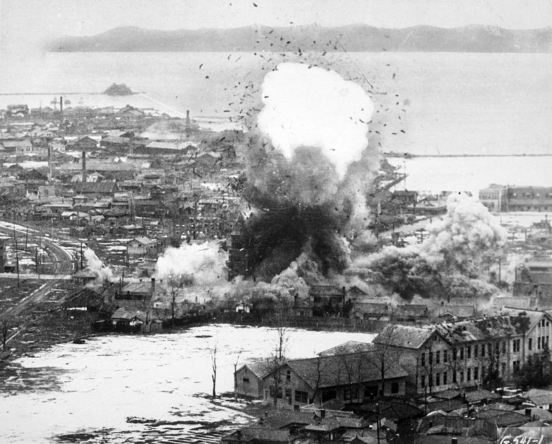 USAF Bombs Wonsan, Korea, Korean War