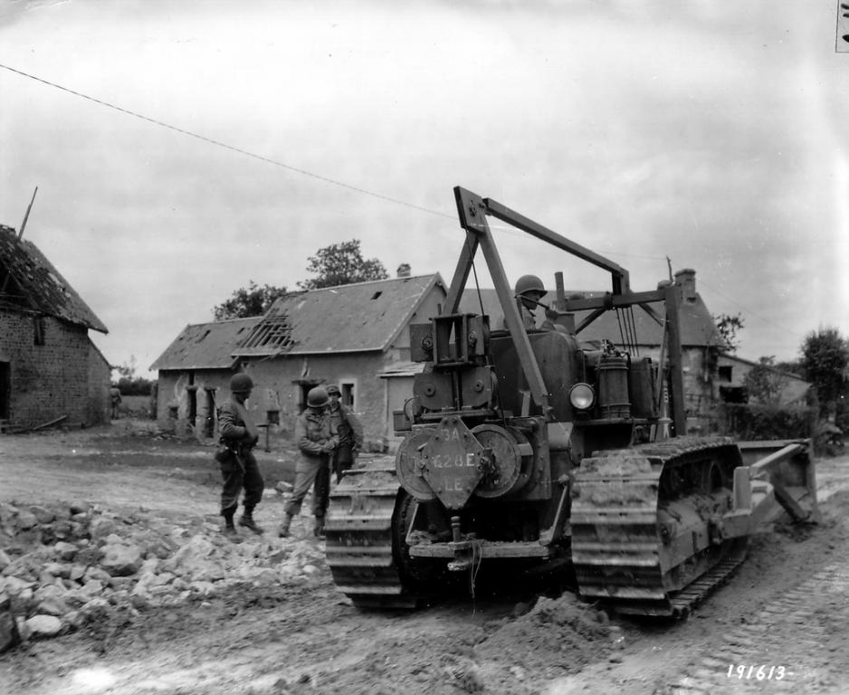 WWII, Normandy - Americans make a New Road