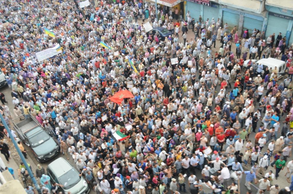 Pro-Democracy Demonstrations, Casablanca Morocco, May 2011