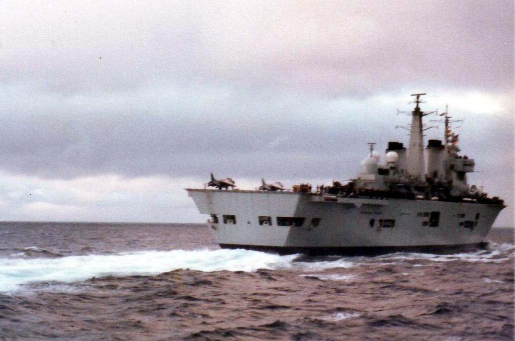 HMS Invincible, Total Exclusion Zone, Falklands, 1982