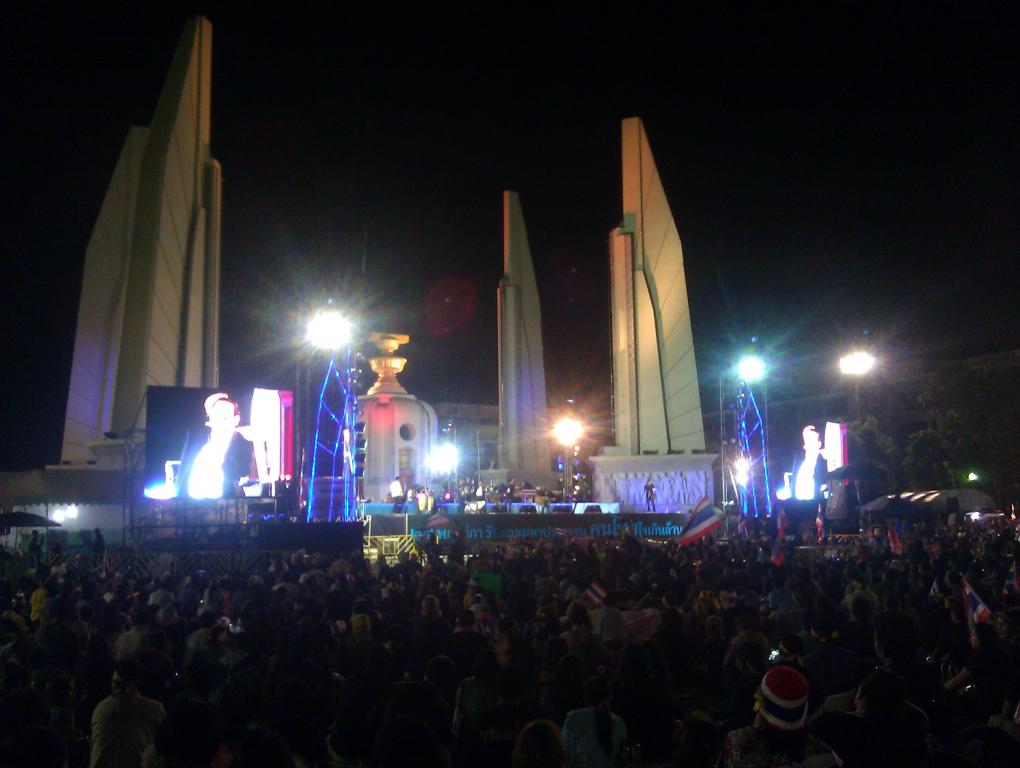 Anti-Government Protesters, Bangkok Thailand, November 2013