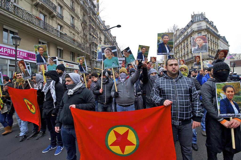 Rally For Slain PKK Members; Paris, France, January 2013