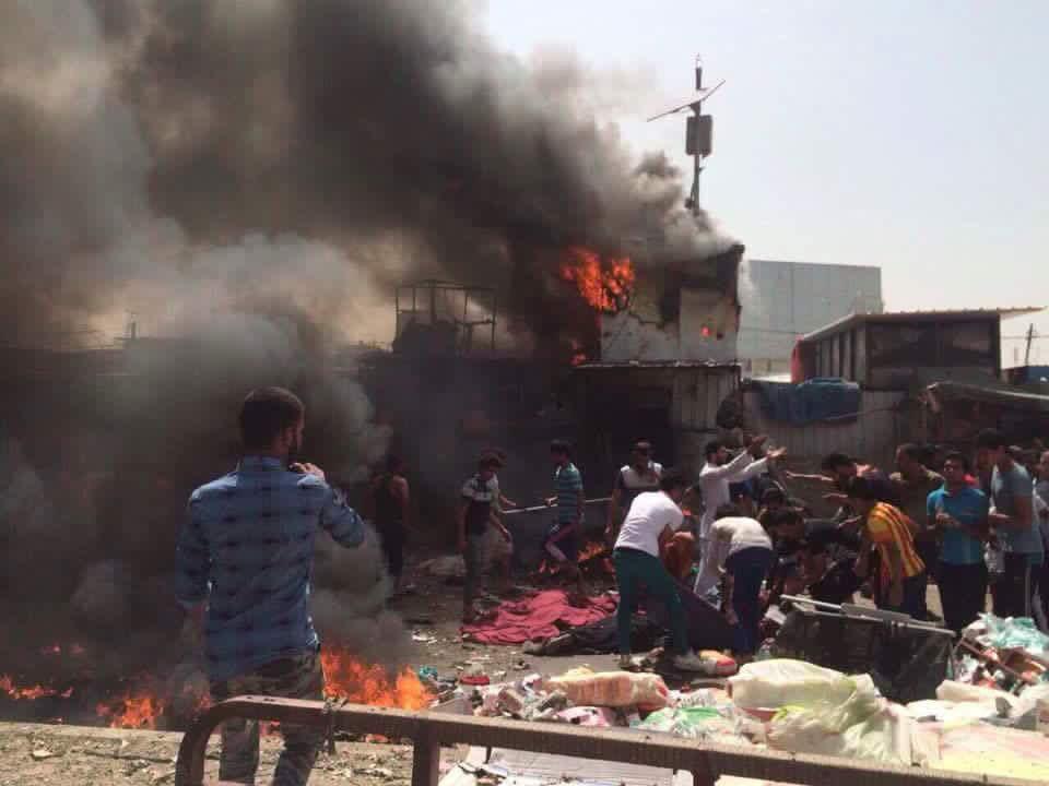 Car Bomb Hits Busy Market in Sadr City; Baghdad, Iraq, May 2015