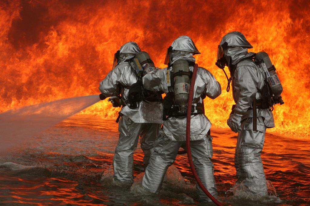 US Marines Undergo Firefighting Training at Miramar Base