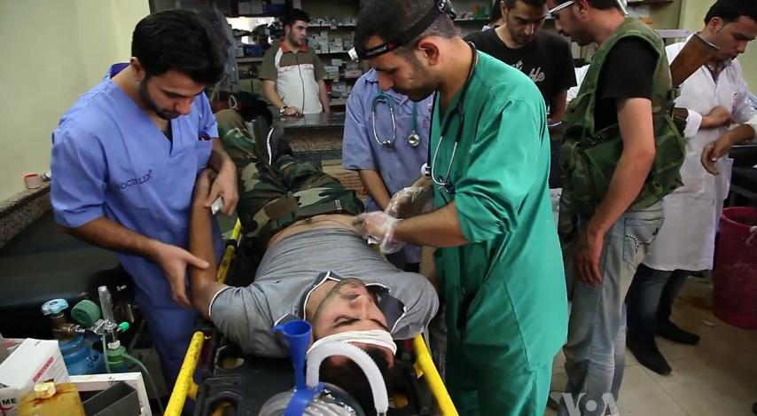 Rebel Medical Care, Aleppo Syria, October 2012