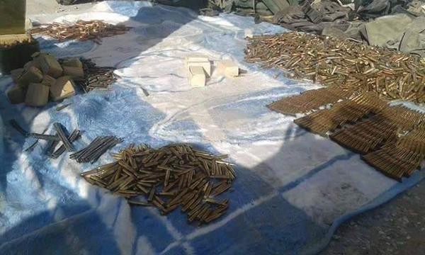 Islamic State Weapons Seized by Kurdish Forces, Kobane, Jan 2015