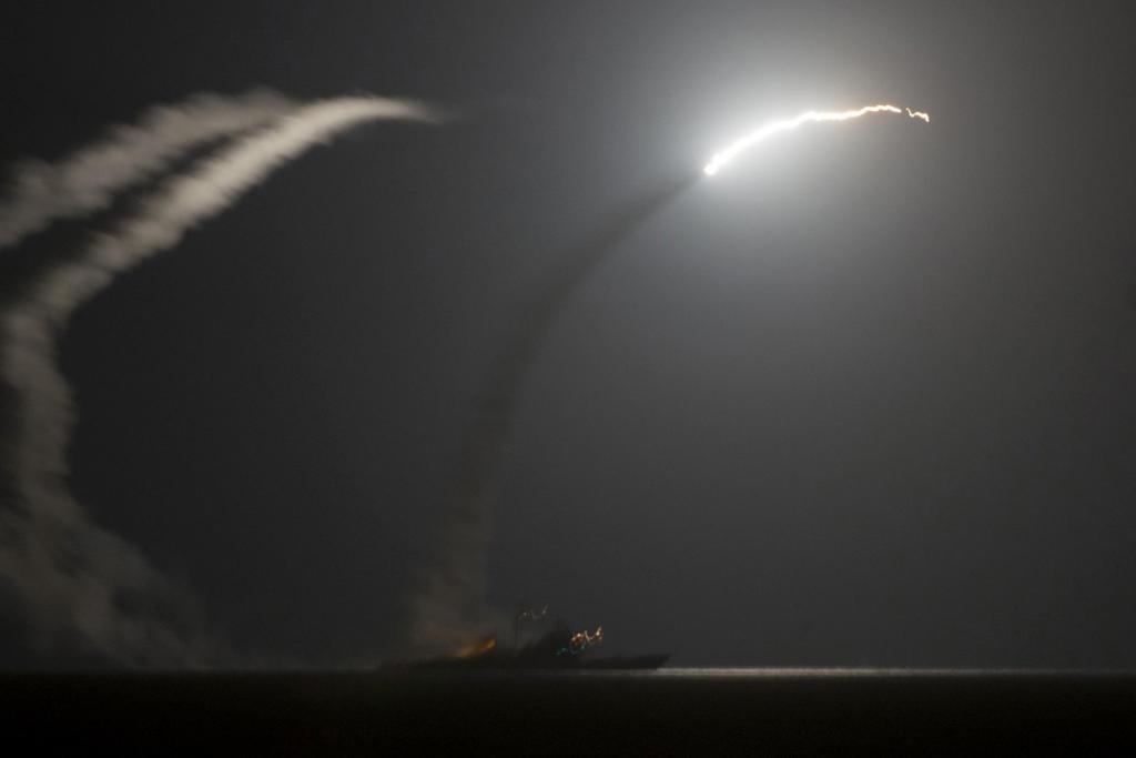 Tomahawk Missiles Launched Against IS, Persian Gulf, September 2014