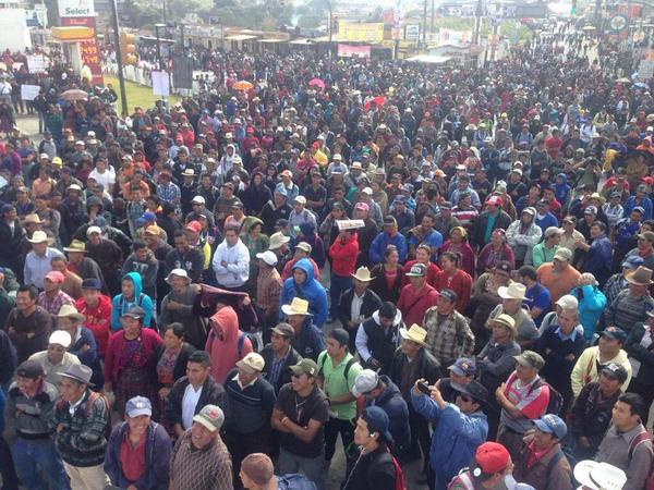 Protest against Corruption and President Otto Perez Molina; Guatemala City, Guatemala, Sept 2015