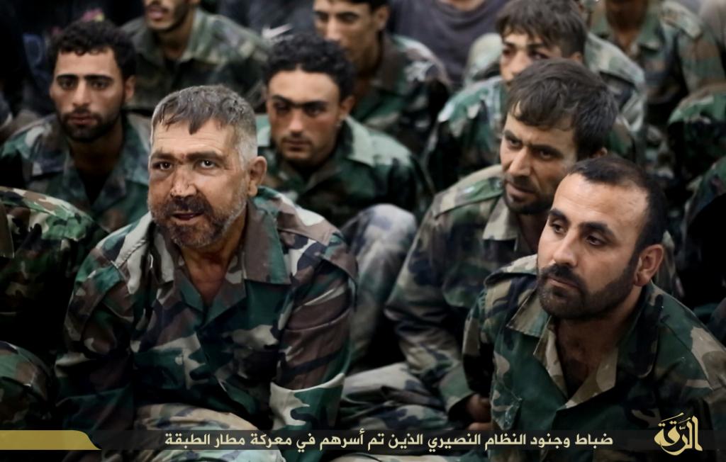 Syrian Army Prisoners, Al Tabqah Syria, August 2014