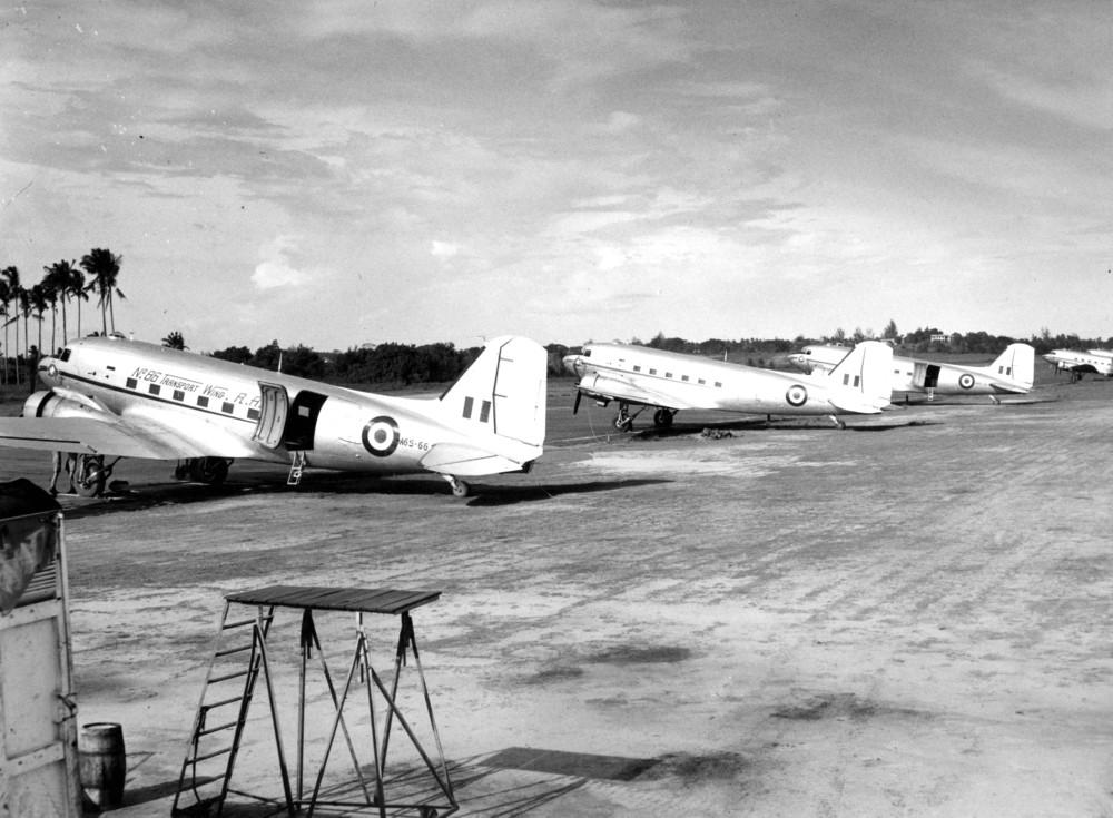 Douglas Dakota Transports, Singapore 1950