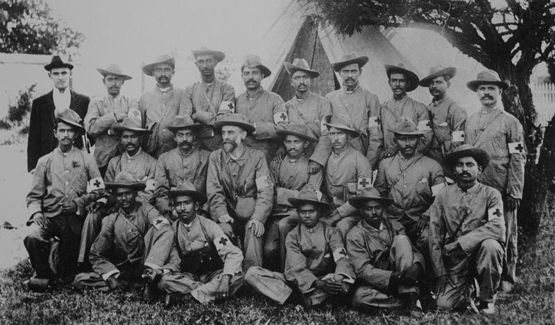 Indian Stretcher-Bearers During the Second Boer War