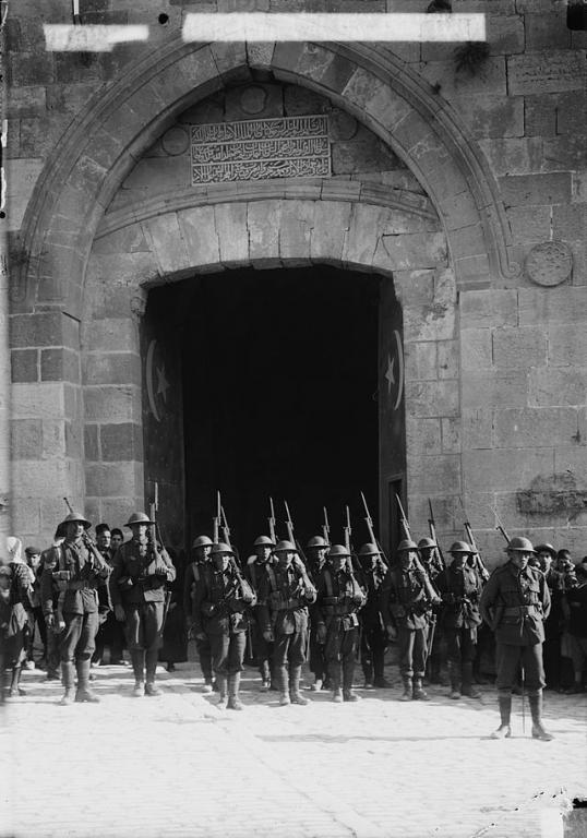 The Surrender of Jerusalem to the British, December 1917