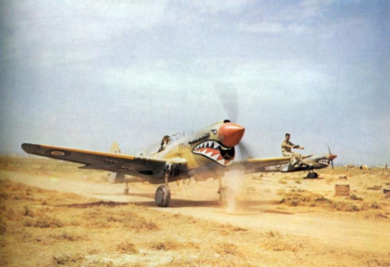 RAF Curtis P-40, Medenine, Tunisia, 1943