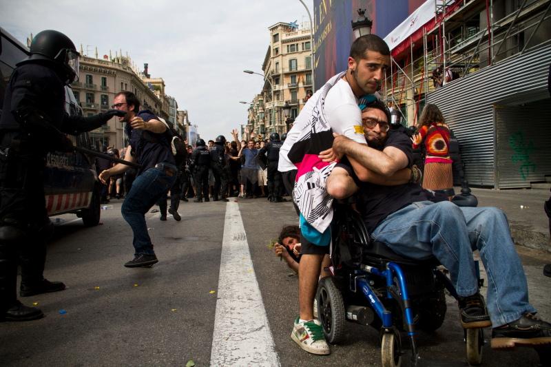 Barcelona Protest Camp Crackdown 2011