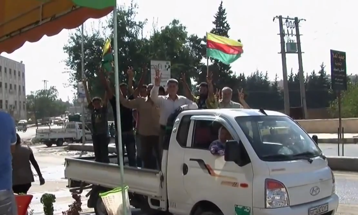 PYD Supporters, Afrin Syria, August 2012