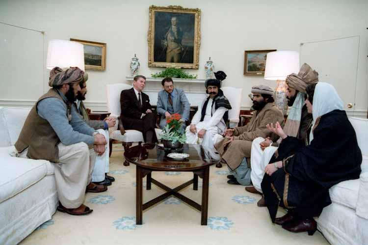 Reagan Meets Afghan Leaders, 1983