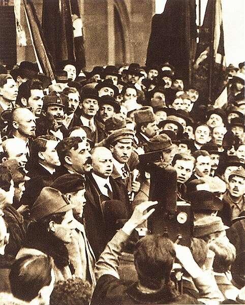 Rally for the Hungarian Soviet Republic, 1919