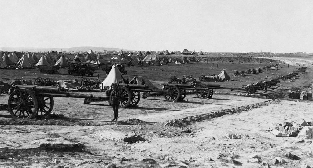 British Artillery in the Battle for Jerusalem, World War I