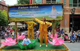 Falun Gong Members Participate in Memorial Day Parade; Rockville, Maryland, USA, May 2016