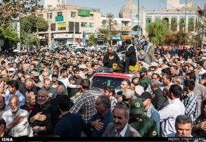 Funeral of Iranian Military Adviser KIA; Karaj, Iran, Oct 2015