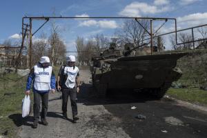 Organization for Security and Co-operation in Europe (OSCE) Observers Monitor Situation in Shyrokyne