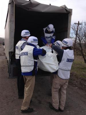 Organization for Security and Co-operation in Europe (OSCE) Observers Monitor Situation in Shyrokyne