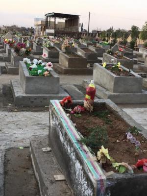 Qamislo Martyrs Cemetery for Kurdish (YPG/YPJ) Fighters; Syria, 2014