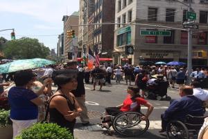 First Annual Disability Pride Parade; New York, America, July 2015