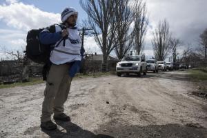 Organization for Security and Co-operation in Europe (OSCE) Observers Monitor Situation in Shyrokyne