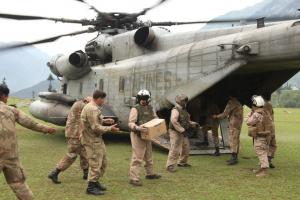 American Military Providing Humanitarian Aid to Pakistan Flood Victims, 2010