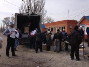 Organization for Security and Co-operation in Europe (OSCE) Observers Monitor Situation in Shyrokyne