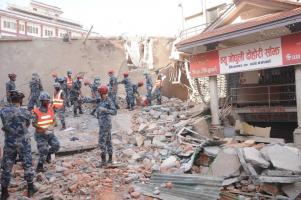 May 2015 Nepal earthquake; Kathmandu, Nepal, May 2015