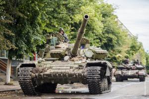 Ukraine Separatists Crisis Slovyansk ATO, July 2014