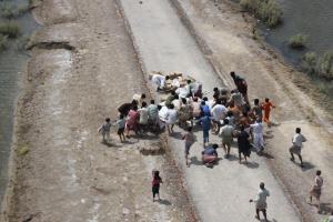 American Military Providing Humanitarian Aid to Pakistan Flood Victims, 2010