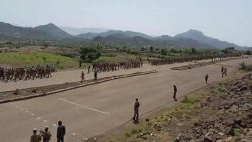 Popular Resistance Committees Military Parade; Dali, Yemen, Aug 2015